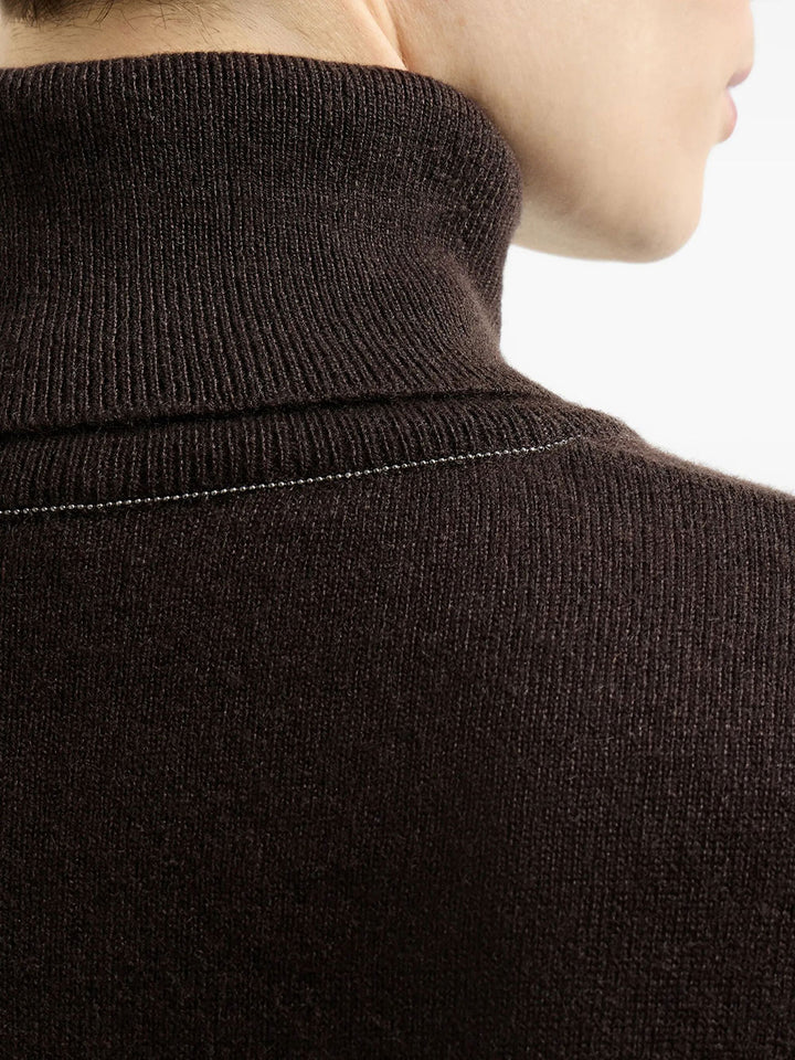 Brunello Cucinelli Turtle neck - Marrone | 40d2f3d1de0a457023e8b8eb9afdafb8a6ae829b