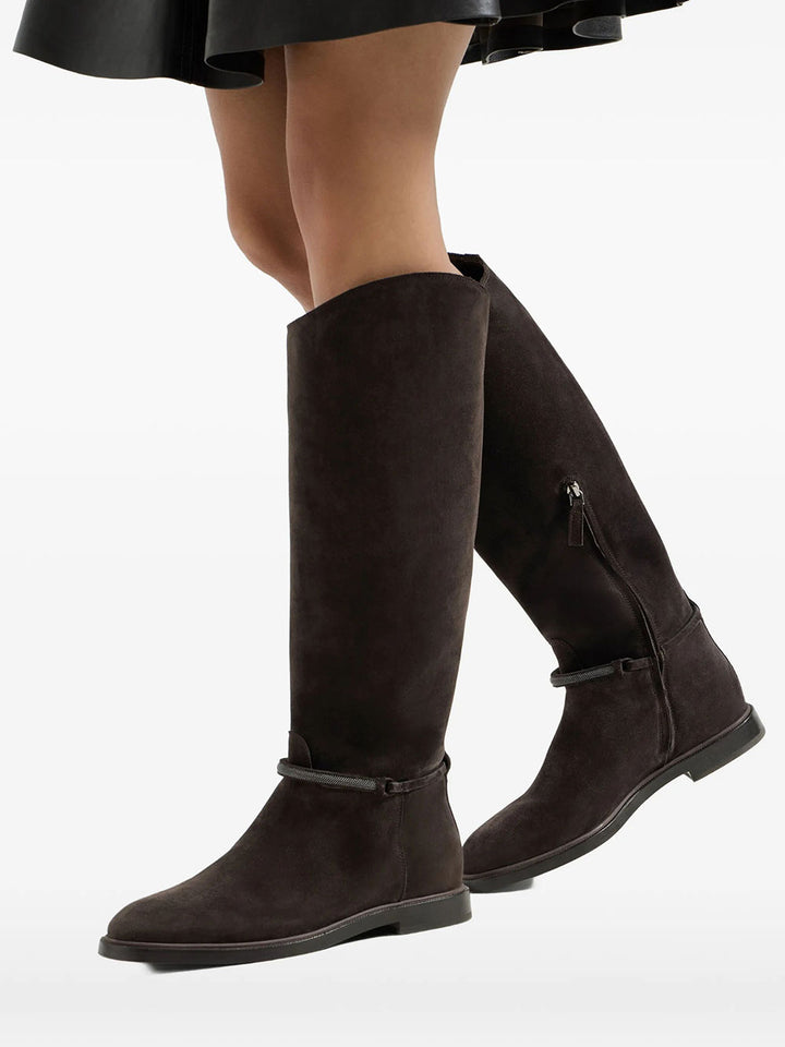 Brunello Cucinelli Boots - Marrone | f6d9f543a4bed735b688443ca5fa95300332b0bc