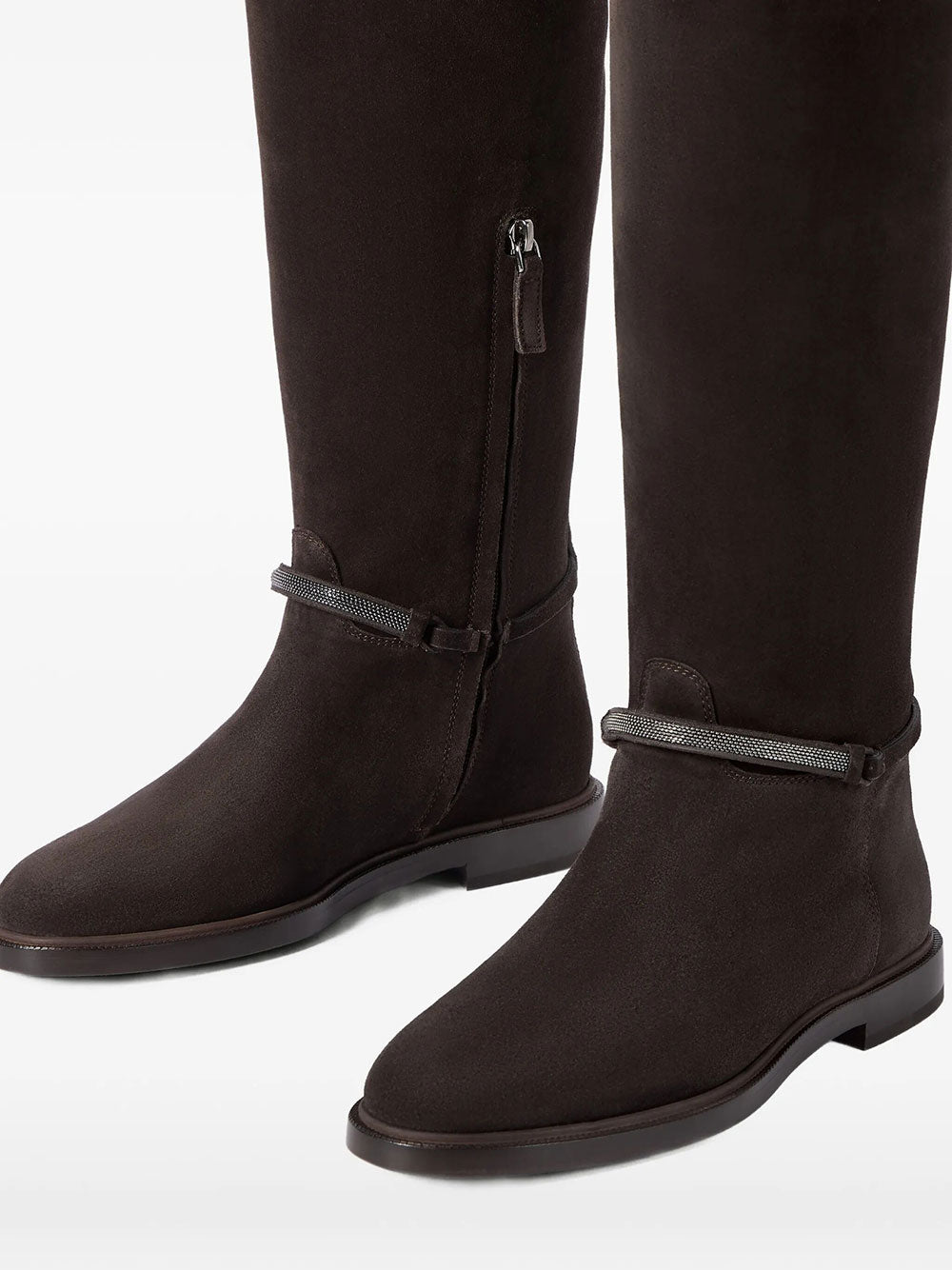 Brunello Cucinelli Boots - Marrone | 5e52cc9832e10ba2f929613c60829a9e824fb531