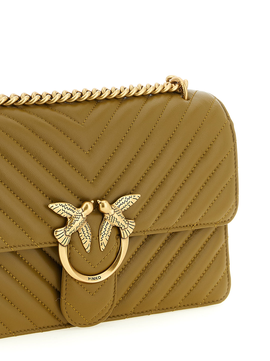Pinko Love One Classic Borse a Tracolla - Verde | 5700d1f436733baf3a6300160f32f0b18510cba8