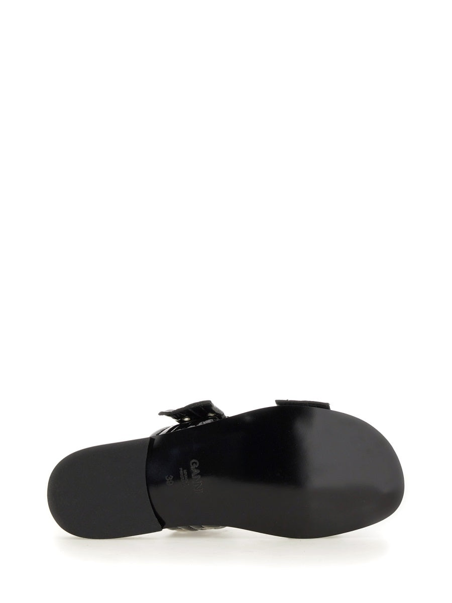 Ganni Sandali - Black | d7a75f03d27b1072cc65bdc6b41f97b6876ee9b7