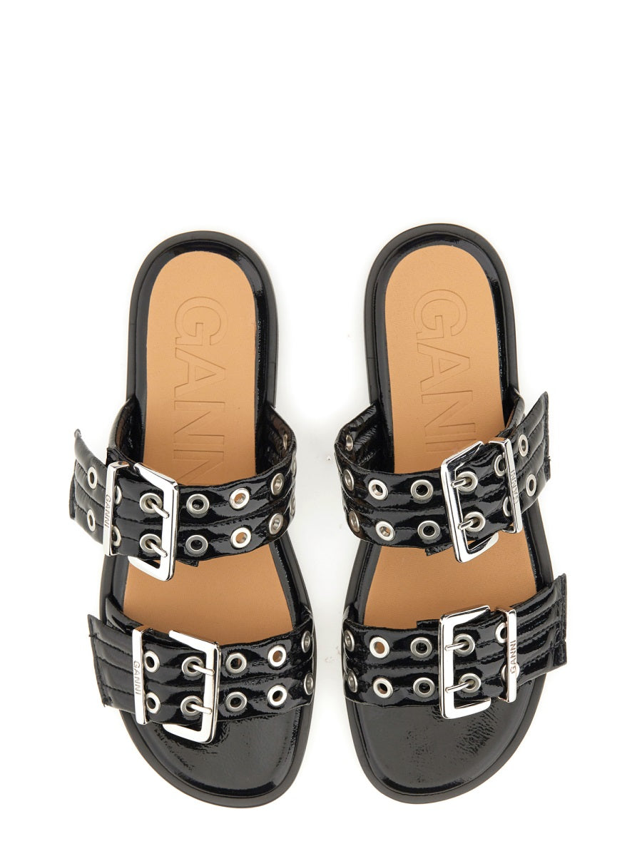 Ganni Sandali - Black | da467be498b4320dc6d6a209ec6be644ff133370