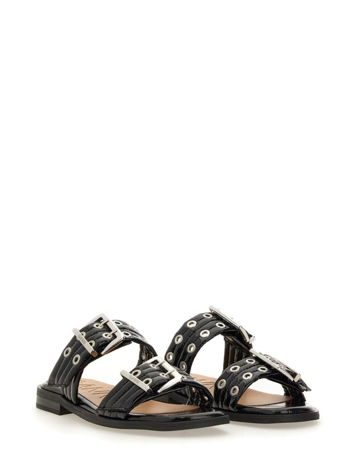 Ganni Sandali - Black | 2b6543b48c14f3df68f6dddc6993c7db111a0eb4