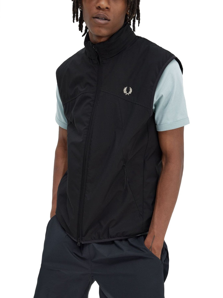 Fred Perry Gilet - Nero | Wanan Luxury
