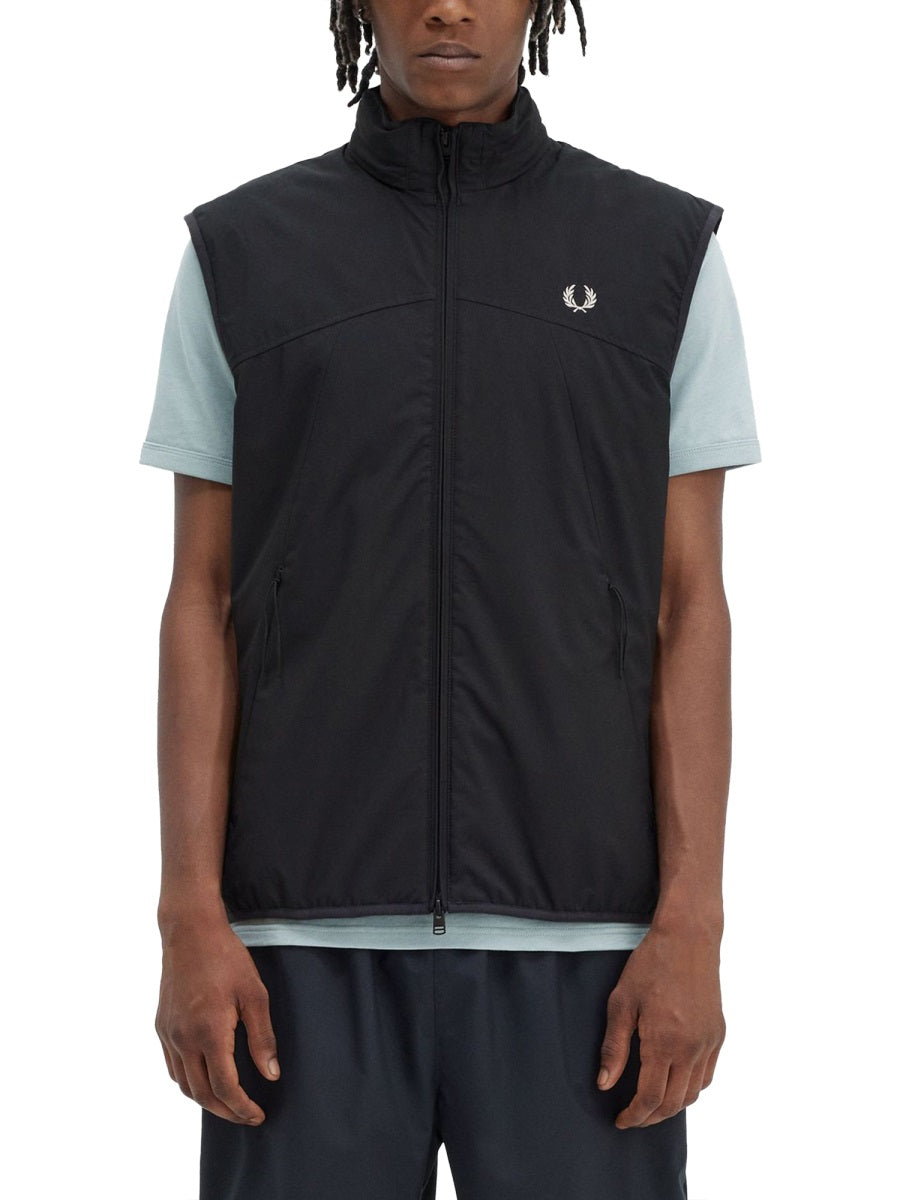 Fred Perry Gilet - Nero | Wanan Luxury