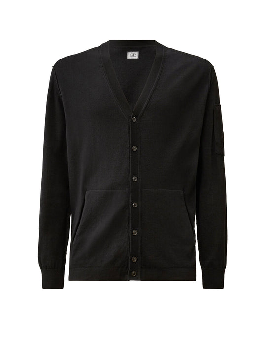 Cotton Cardigan With Logo Detail