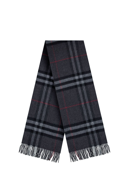 Cachemere Scarf With Giant Check Motif