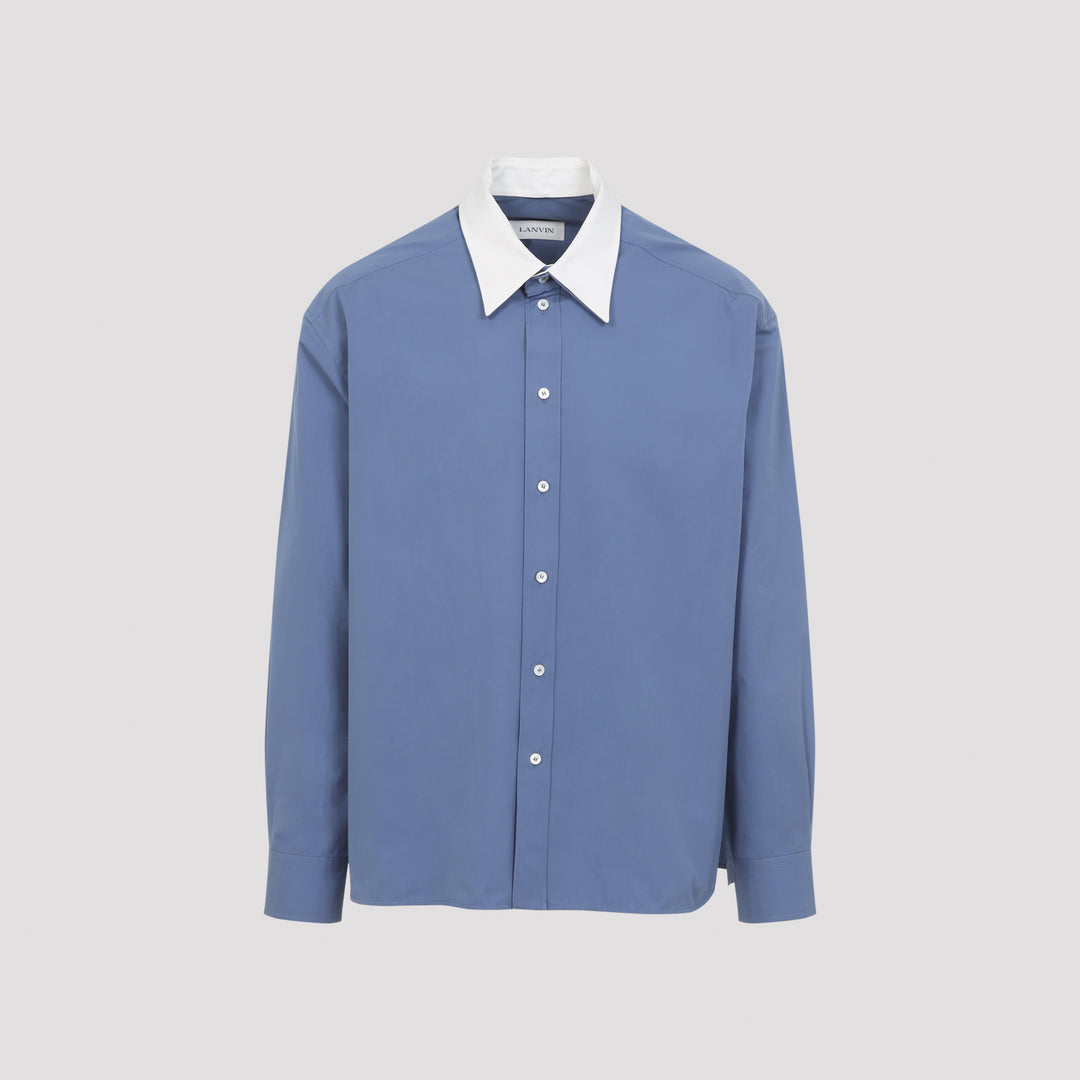 Lanvin Shirts - Blu | 5275f2ecbeebb2ba35c1954416c11cfc8281edbe