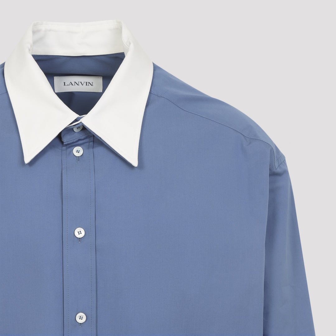 Lanvin Shirts - Blu | 428a32467b017f7520397b06488c089ca8a5a72a