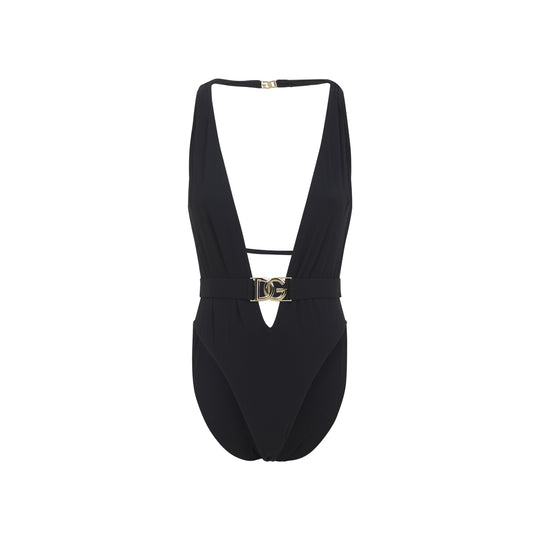 Black Polyamide One-Piece