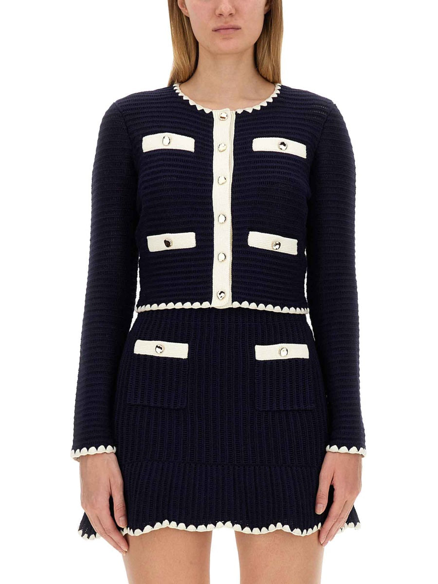 Self-Portrait Maglioni - Blu | Wanan Luxury