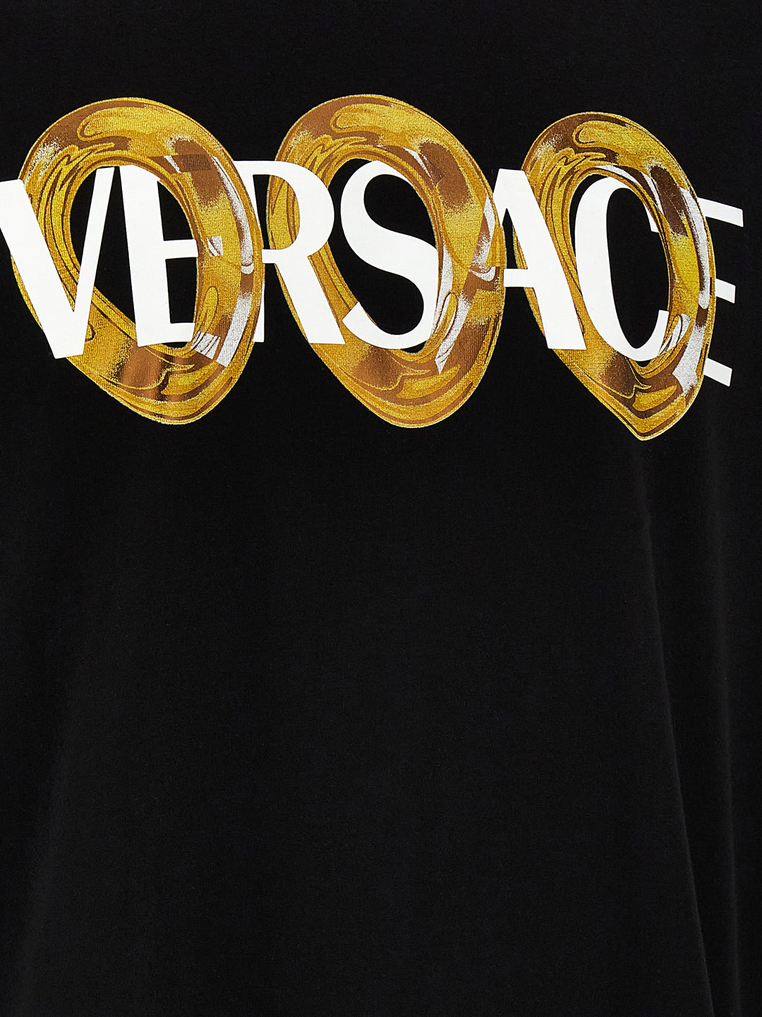Versace Logo Print T shirt - Nero | 8311bf8afd09b71eefb82c32f0fd8dda14fc6c9f