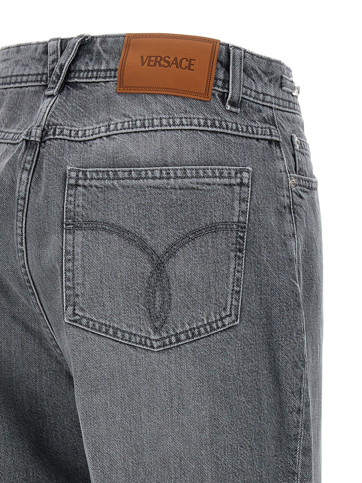 Versace Medusa Jeans - Grigio | 6e336ed272a44d02e76c158071992292845e566e