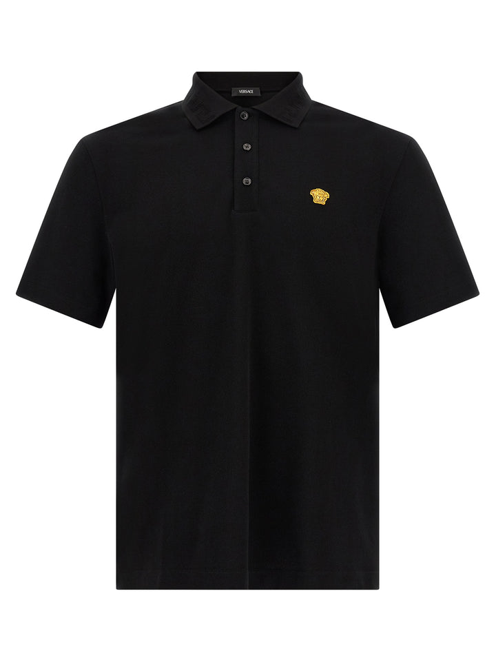 Versace Medusa Polo - Nero | 053d57019cc221ca9116f72b4750633b36b6f6d9
