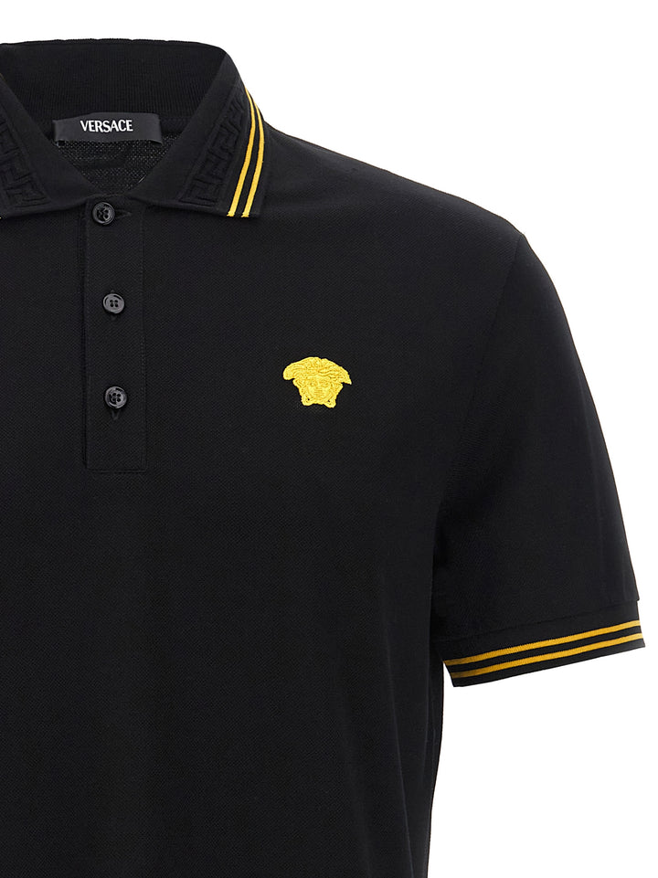 Versace Medusa Polo - Nero | f61082ad23de42e5533b2eb6caf0ff9416959d89