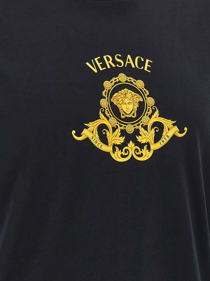 Versace Hall Of Heroes Crest T shirt - Nero | 18e58d3dcf869be30af2b19e59746793909f7358