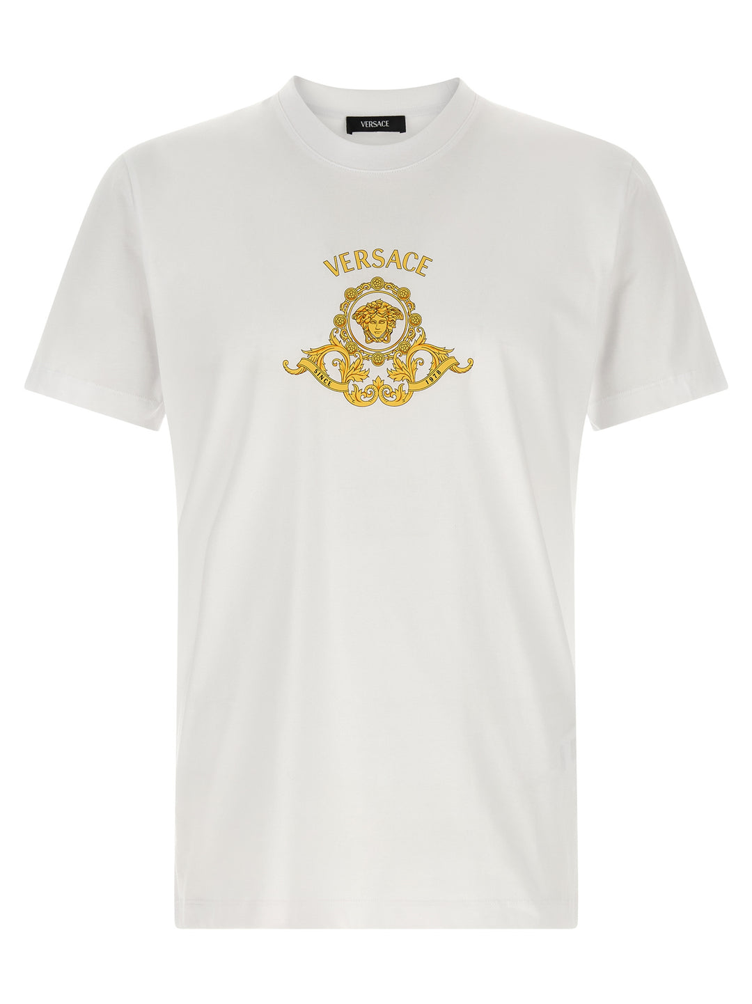 Versace Hall Of Heroes Crest T shirt - Bianco | d29c137b3d7630d7ba2c963c28a54a167274da87
