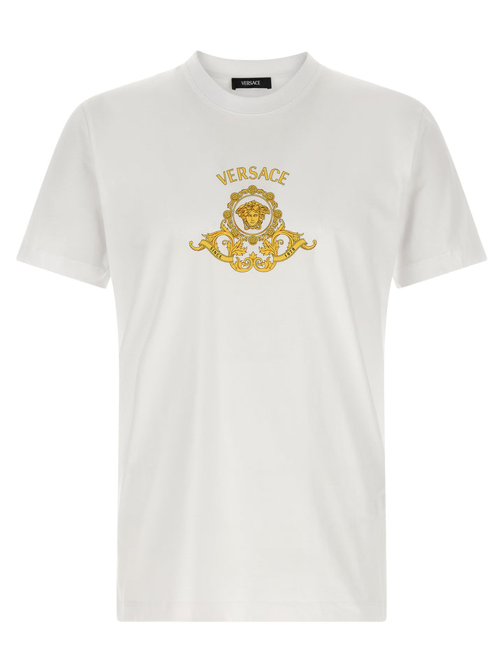Versace Hall Of Heroes Crest T shirt - Bianco | d29c137b3d7630d7ba2c963c28a54a167274da87