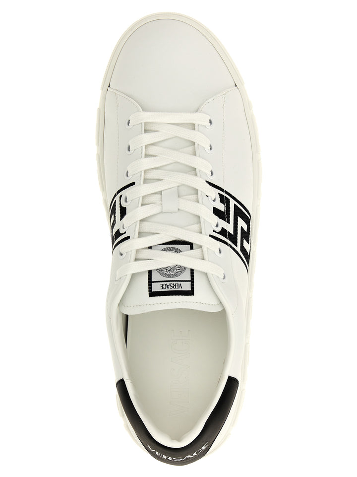 Versace Greca Sneakers - Bianco/Nero | 960b4ab276f5bbec0e0a77ec4d38b121355f1ac1