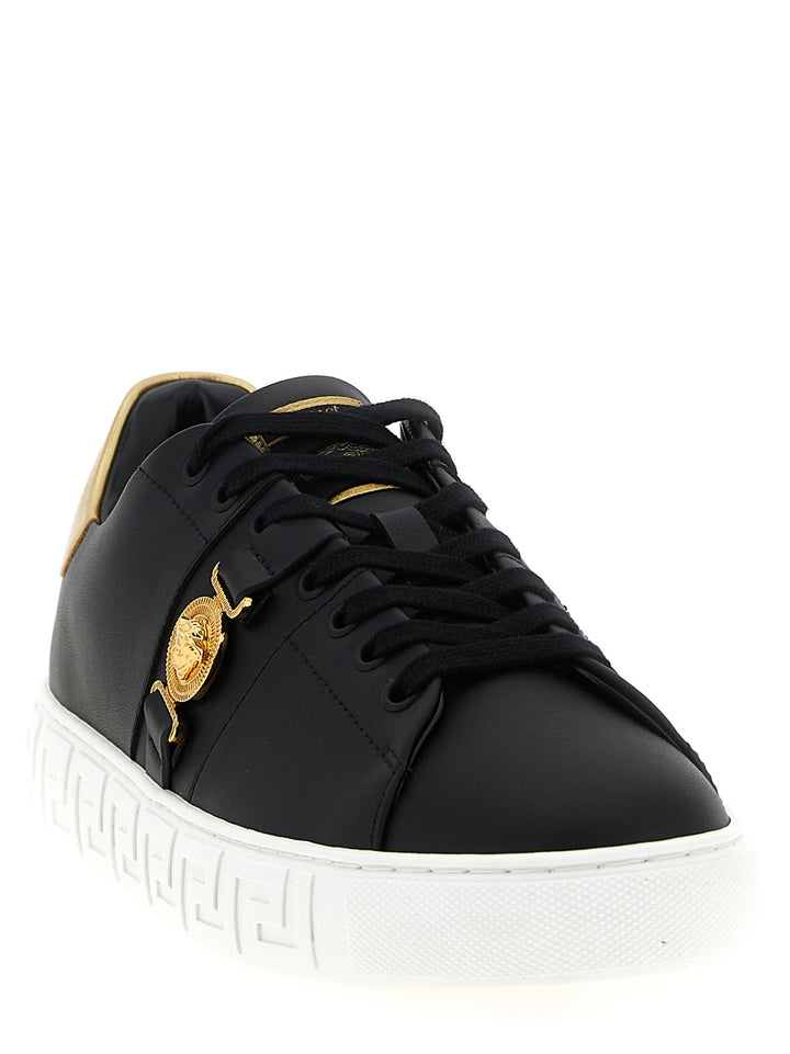 Versace Greca Sneakers - Nero | aa090c889ea84cd49112eb8d82ae8284ba6cafca