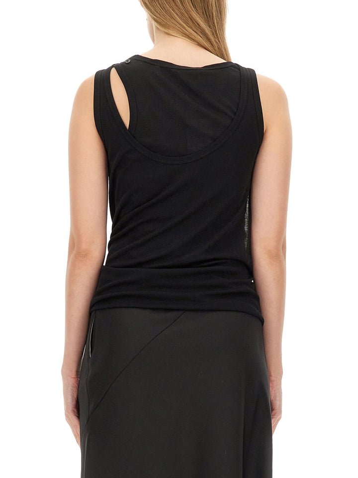 Helmut Lang Top - Nero | Wanan Luxury