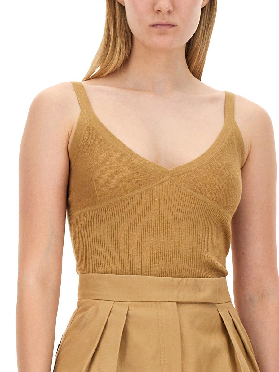 Max Mara Top - Beige | 3877fd5e512fa322698163f7d53b7e0466d70b93