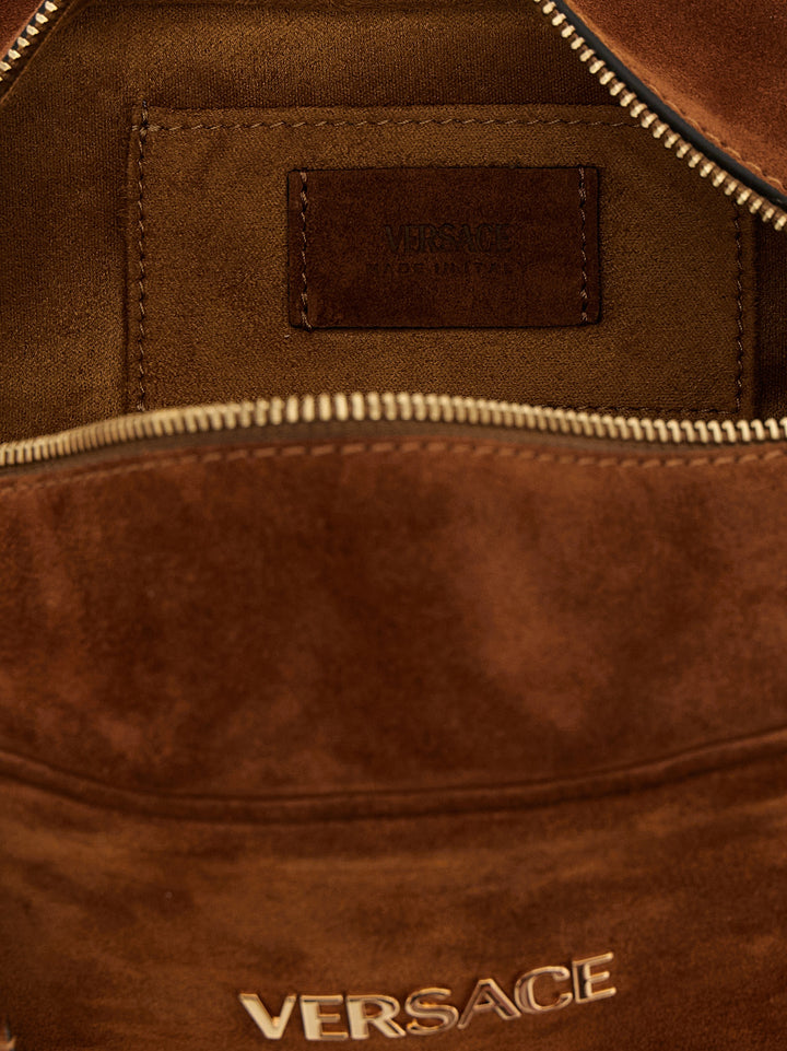 Versace Versace Tag Borse a Spalla e Tracolla - Marrone | d7dcc519e8fbafcac14489a6c4da3914145d709e