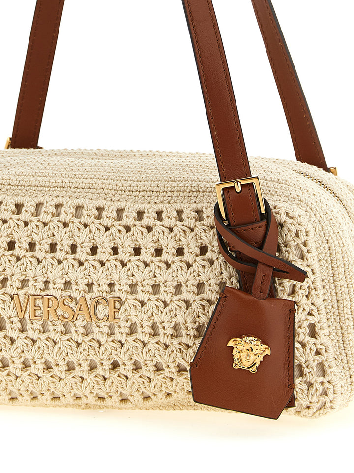 Versace Versace Tag Borse a Spalla e Tracolla - Beige | 330c269ca9b7497a6847605fd53500c2c58e1909