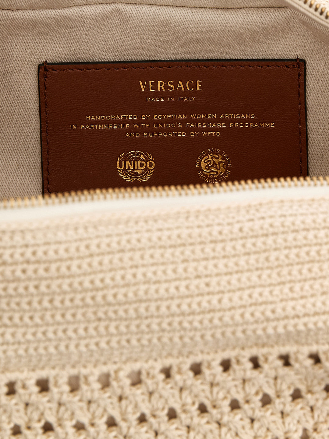 Versace Versace Tag Borse a Spalla e Tracolla - Beige | badee0b645d8b5fa4a97165bad42d88033e86cf4