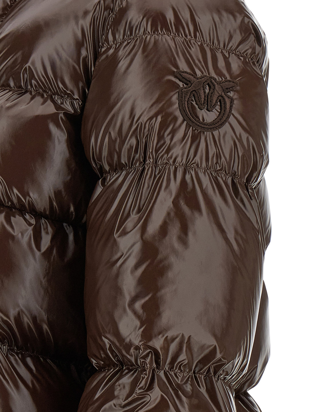Pinko Eleodoro Puffer Jackets - Marrone | 1a6d6c288005f31282724b091759b74d2a0efea7