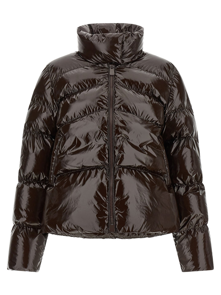 Pinko Love Birds Puffer Jackets - Marrone | 606e17150099204640b5b20a52efd27d8154b7c5