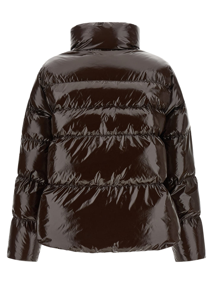 Pinko Love Birds Puffer Jackets - Marrone | d7500d020cf1ff7e3ac30610b47f5624da0977d3