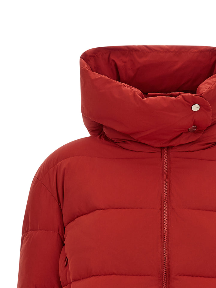 Pinko Matt Finish Down Jacket Puffer Jackets - Rosso | 25adddbdd461f19f2284f38d08c0edf98a29dde4