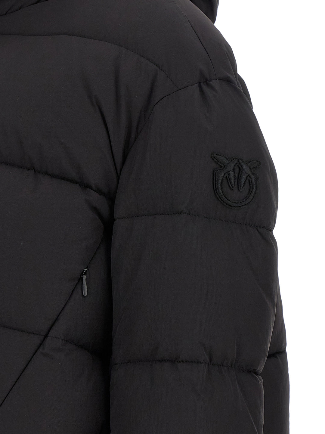 Pinko Giza Puffer Jackets - Nero | 464dcda0ae213b1e8eae20d9fdf30220fcdfcb57