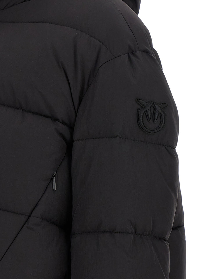 Pinko Giza Puffer Jackets - Nero | 464dcda0ae213b1e8eae20d9fdf30220fcdfcb57