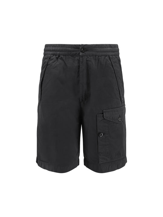 Cotton Cargo Bermuda Shorts