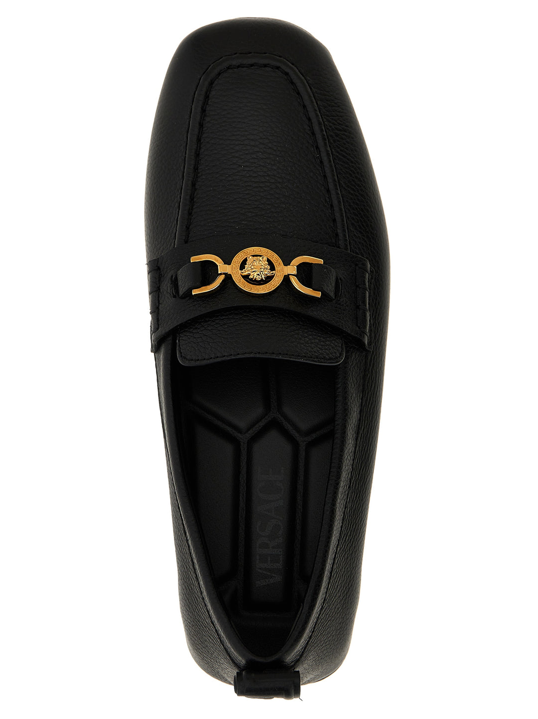 Versace Villa Driver Mocassini - Nero | 1284e448aa648445bcaafe2671963362aa93eb02
