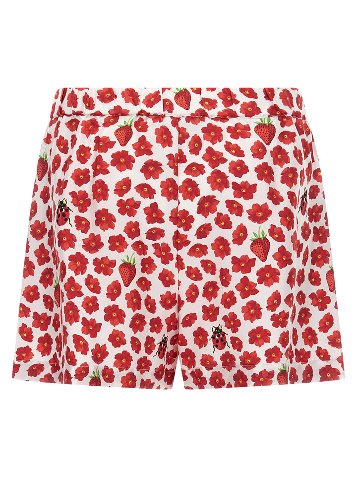 Versace Strawberry Garden Bermuda e Short - Multicolor | 3a5b6b41d1c7b2bc886d615f3a2ba97429a00af0