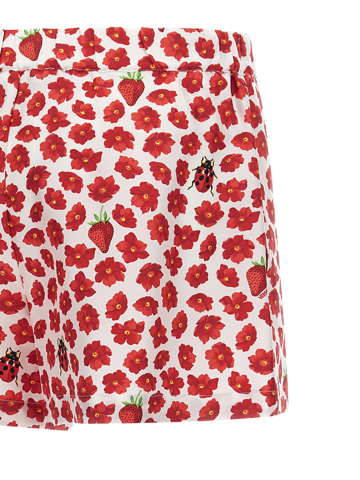 Versace Strawberry Garden Bermuda e Short - Multicolor | 20d2c571ea2cc25f9d4c82c4b0e6d2f06624004a