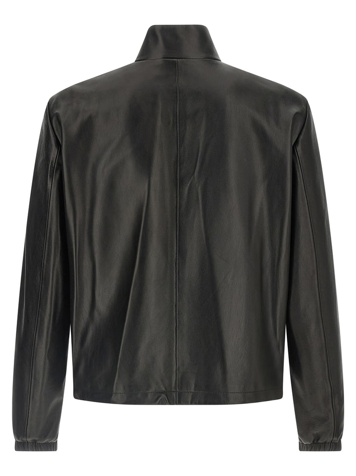 Versace Plongé Nappa Jacket Puffer Jackets - Nero | 014022a8ccbe1eb448fb23f62450dd1277484fad