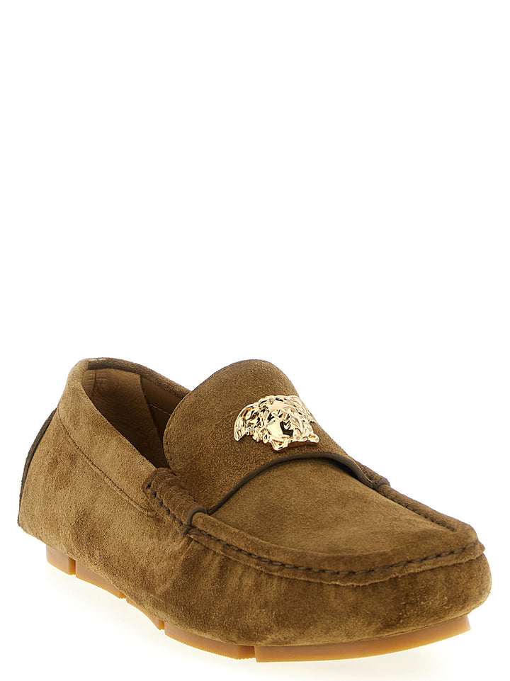 Versace La Medusa Mocassini - Marrone | 941943047fcc3840ba6dca39e484b9b129717b4e