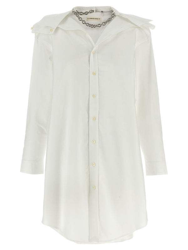 Chemisier Dress Skirts White