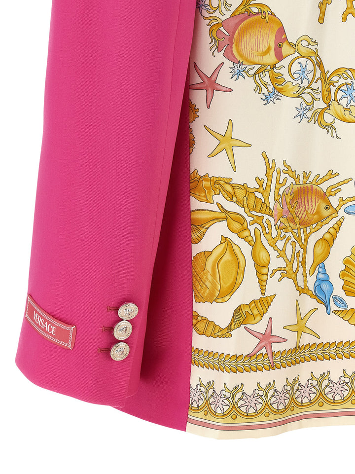 Versace Underwater Barocco BlazerS - Fucsia | ddaadcdd382f8000bc4e8b82238d2d7908f42000