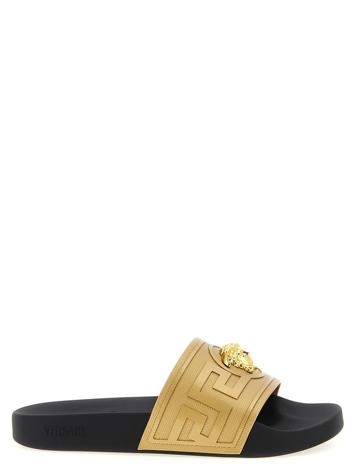 Versace La Medusa Sandali - Oro | 42857d49535ff5368ff2f0d743d28a1d91641339