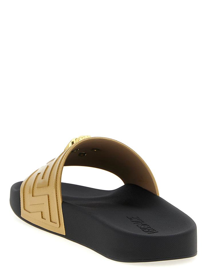 Versace La Medusa Sandali - Oro | 4d0a41933fb8ddbfc9e62bb90955d08171cda340