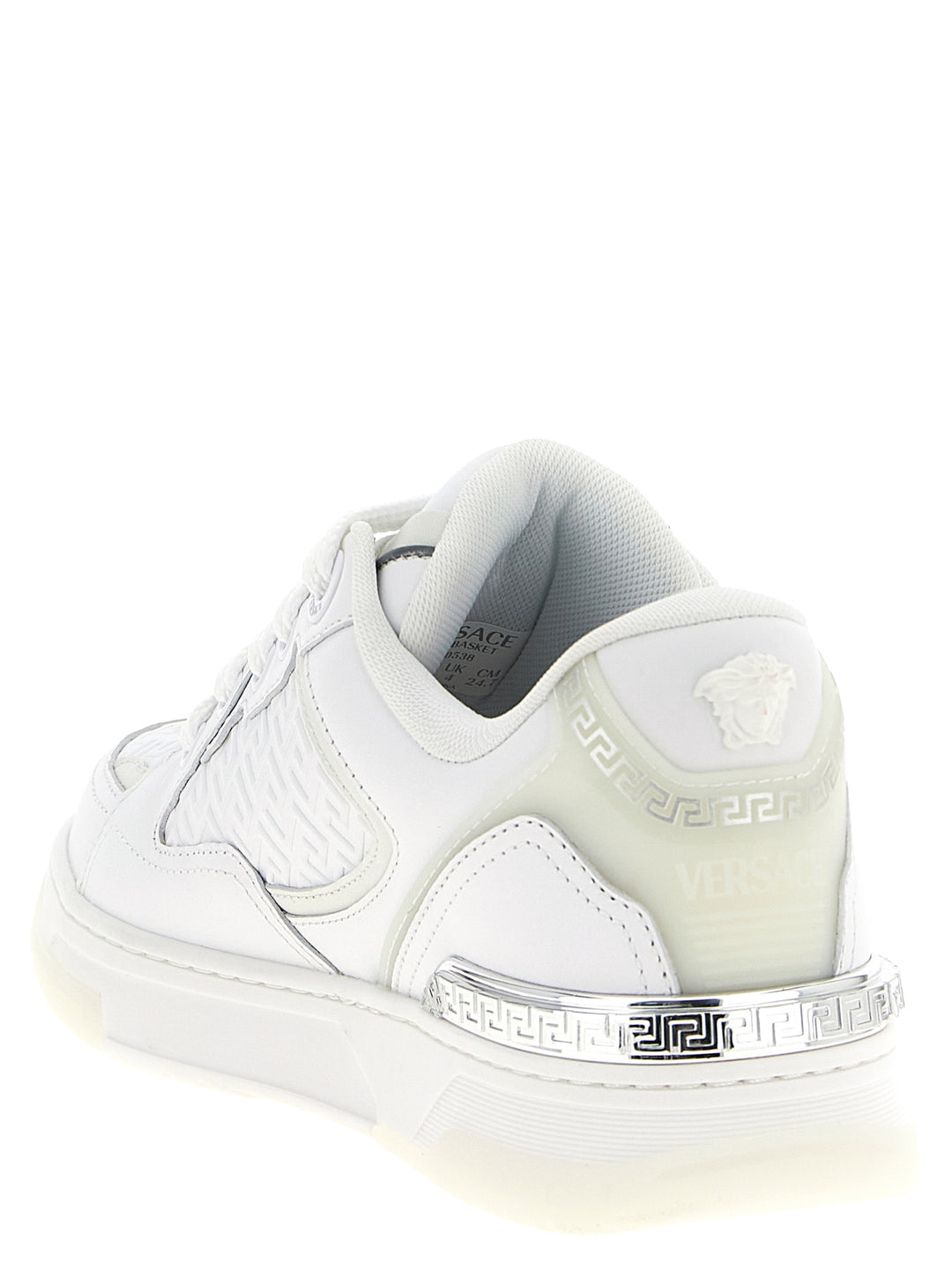 Versace Biggie Basket Sneakers - Bianco | 4c9939d5a0741341447f4c46e17df806ece63682