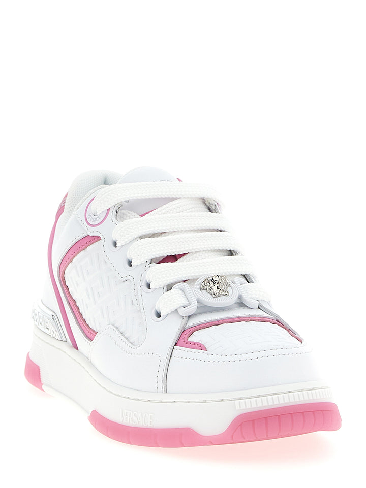 Versace Biggie Basket Sneakers - Rosa | 7867ce790ea992e302d7b79168eb0e0fbf431133