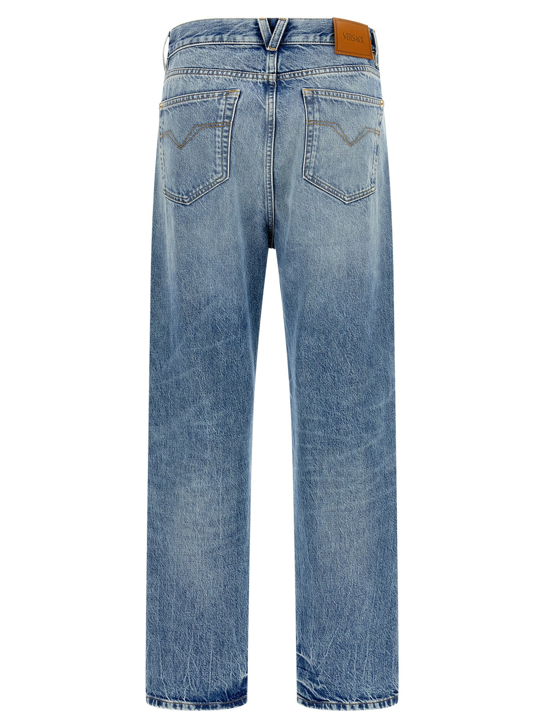 Versace Medusa Biggie Jeans - Blu | c61b2d077639c03ce5053479925e8a516bd6a959