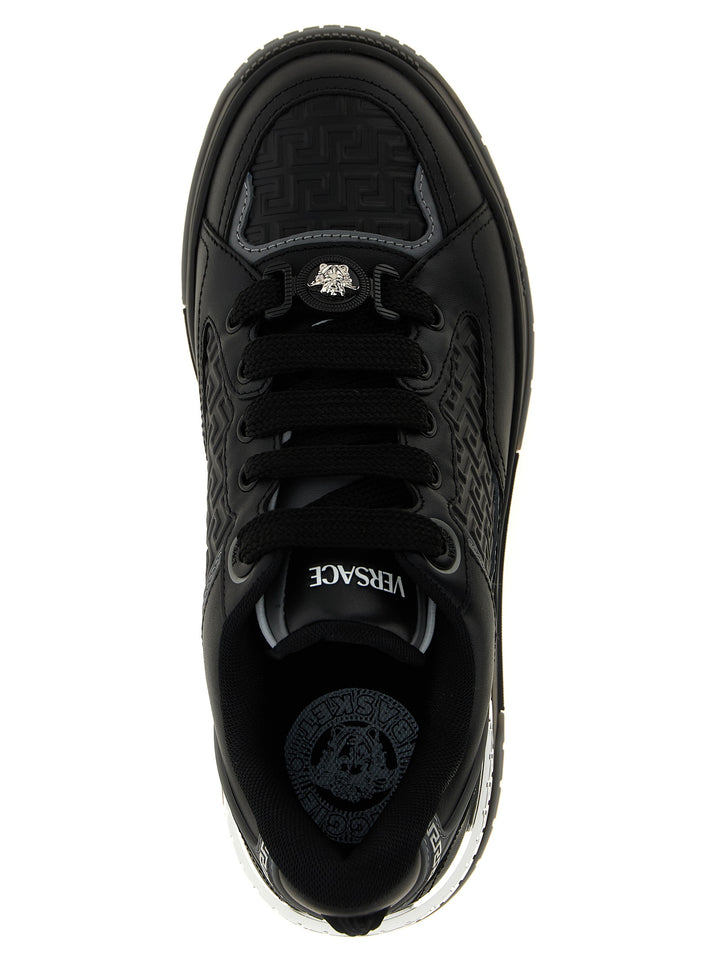 Versace Biggie Basket Sneakers - Nero | 313ae5ed08d19267619e7f5651b171c11dd113a2