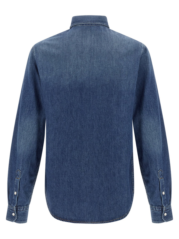 Versace Medusa Camicie - Blu | d0cd478ab21ba0485513f4777246da1f3162f147